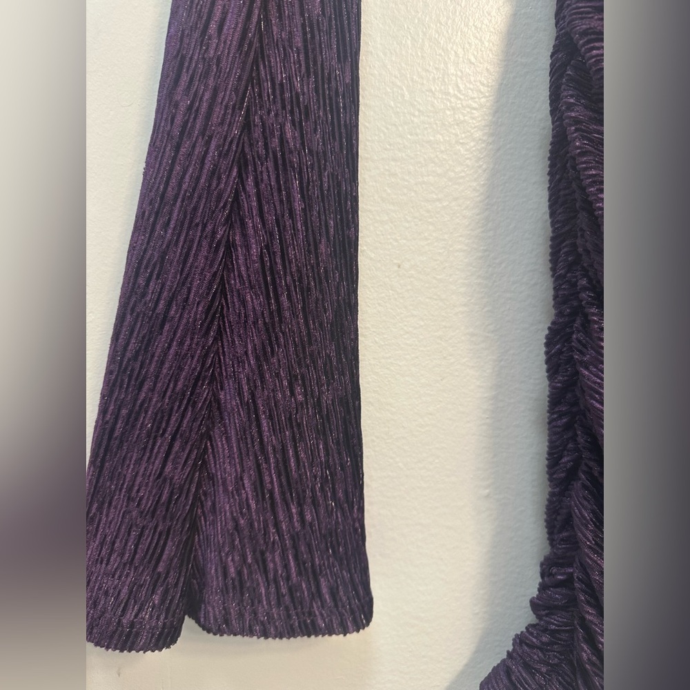 Lucy in the Sky Deep Purple Long Sleeve Dress - Picture 5 of 7